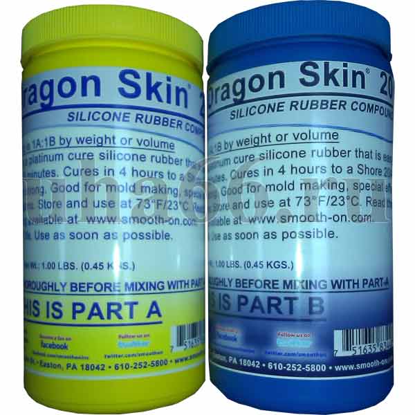 Силикон Dragon Skin 20 - Фасовка 0,9 кг - Цена  2650 руб.